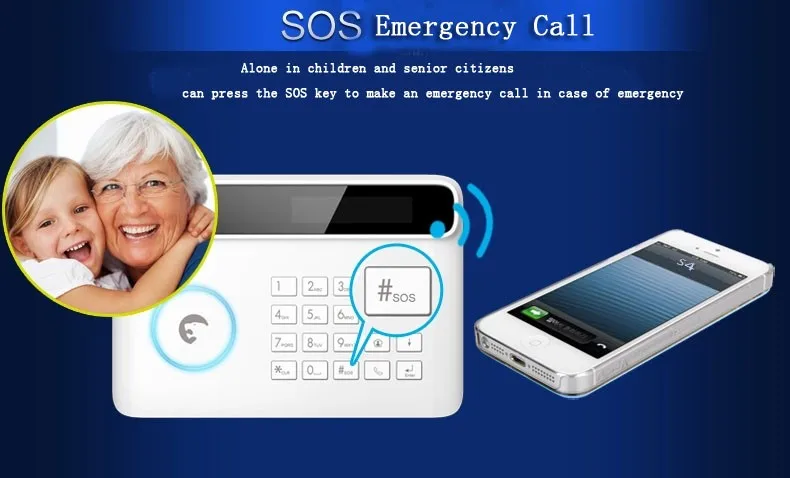 Беспроводной Etiger S4 GSM сигнализация Главная охранной системы SMS APP Управление аварийная система