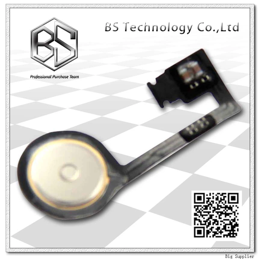 10pcs/lot Home Button Flex Cable for iPhone 4S Wholesale Free Shipping | Мобильные телефоны и аксессуары
