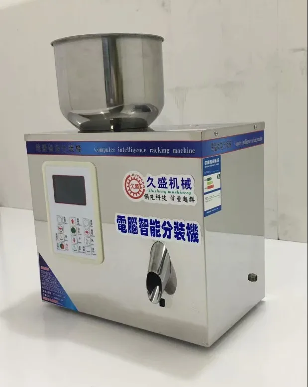 Food Double vibrator racking machine Granular powder