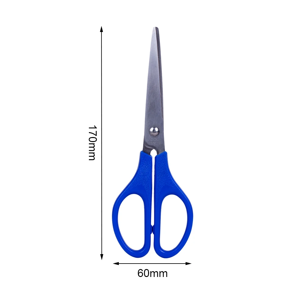 170 мм офисные 1 пара ножниц случайный цвет школьные офисные принадлежности для Deli Прямая поставка