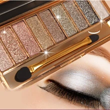 9 смешанных цветов алмаз Яркий Ослепительный Блеск палитра минеральных теней для глаз