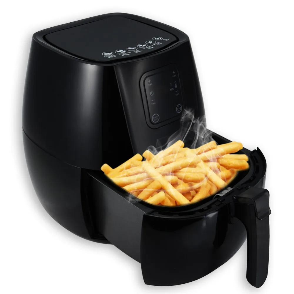 

4L 1350W Intelligent oilless Automatic household air fryer multi-function Oven NO smoke chips nuggets mozzarella stick maker