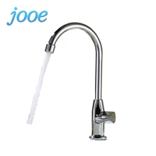 Jooe высокое качество латунь Кухня кран Chrome полированной воды Grifo холодной и горячей воды на кухне нажмите вращения torneira Cozinha