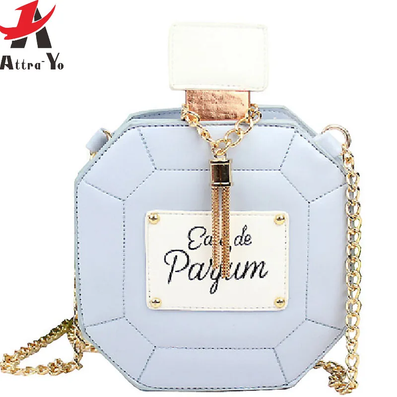  Attra-Yo! 2016 new women bag clutch chain bags perfume bottle women messenger bags purse evening bag high quality pouch LS4386ay 