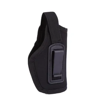 

Outdoor Hunting Pistol Black Holster EVA Styrofoam with Plastic Clips Nice Hidden Tactical Waist Sheath Durable Right Hand