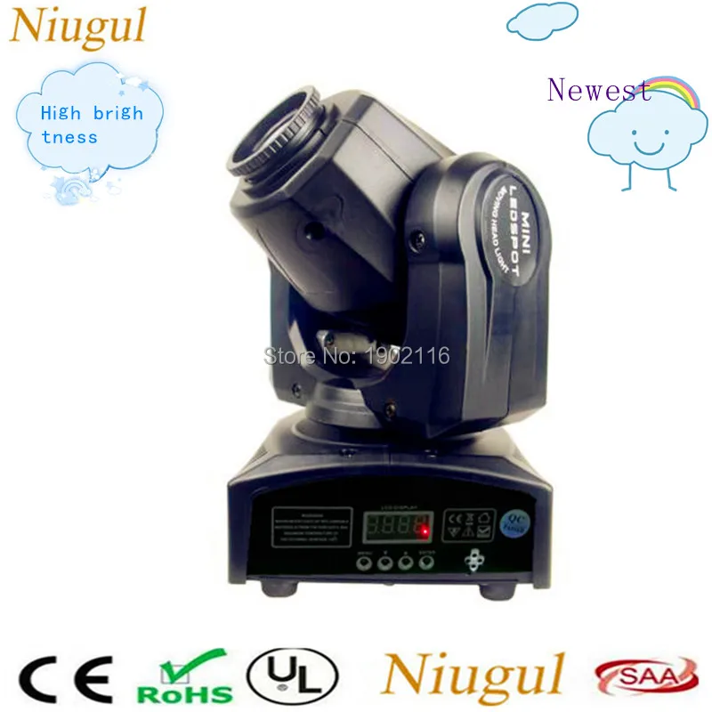 

Newest High Brightness 30W LED Moving Head Gobo Light DMX512 Control Mini DJ Diso Moving Head Light With Gobos Plate&Color Plate