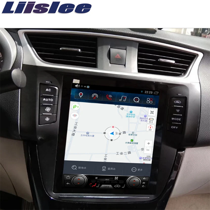 Clearance Liislee 2 din Android For Nissan Sylphy 2012~2016 Big Screen Car Multimedia Player GPS Navigation Video Radio Carplay 3