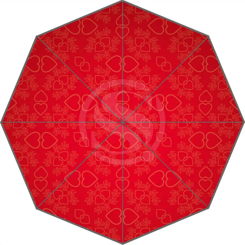 W530l30 Лидер продаж мода пользовательские красочные в форме сердца векторные изображения зонтик солнечный и дождливый солнцезащитный крем анти-УФ-зонтик f-l30 - Цвет: Светло-серый