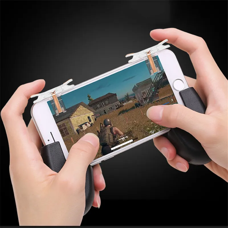 US $2.72 30% OFF|1Pair T10 Fire Button Gamepad Trigger Mobile Game Aim Key  Shooter Controller for PUBG Knives out Rules of Survivle -in Gamepads from  ... - 