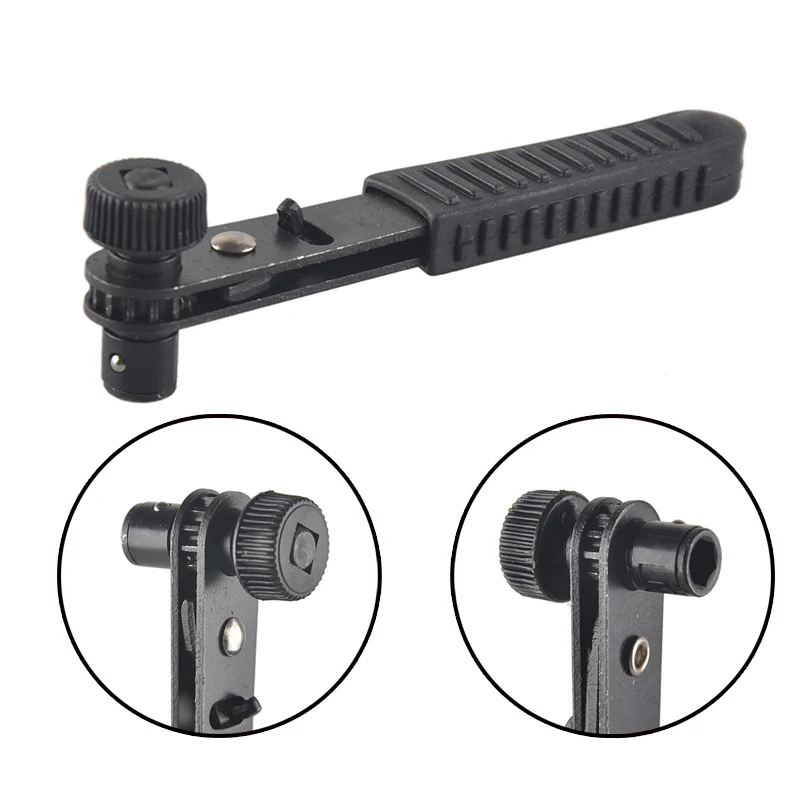 

Mini Rapid Ratchet Wrench 1/4" Screwdriver Rod Quick Socket Wrench Tools Socket Utility Key Spanner Wrenches Hand tools Black