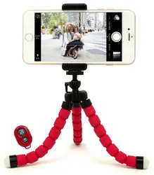 Красный штатив Стенд держатель/крепление w/адаптер для смартфона/цифровой Камера/GoPro