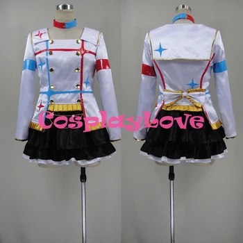 

New Custom Made Japanese Anime The iDOLM@STER Haruka Amami Cosplay Costume Dress High Quality CosplayLove With Shoes Cover