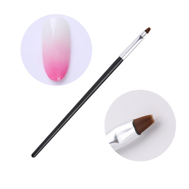 5Pcs/Set Nail Art UV Brushes Nail Extension Gel Polish Mixed Shape Flower Painting Drawing Acrylic Brush Nail Tools