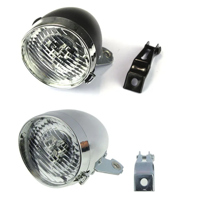 1pcs Retro Bicycle Bike Accessory Vintage 3LED Headlight Front Light