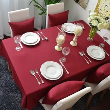 

Solid Tablecloths Multicolor Christmas Table Cloth Cover Manteles Para Mesa Wedding Tablecloth Provence Nappe De Rectangle