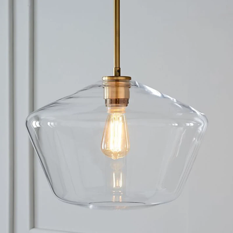  Nordic Modern Glass Pendant lights Fixtures Loft LED Hanging Pendant Lamp for Kitchen Restaurant Li - 32930925358