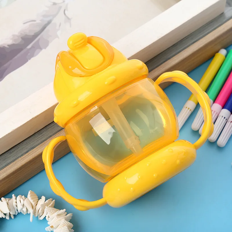 

Sport Bottle 260ml Kids Water Bottle with Straw Children Water Drinking Pot for Water Bottles Plastic Portable Bottle