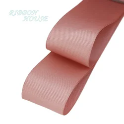 10 Meters Grosgrain Ribbon for Gift Wrap and Holiday Decorations (Pink Meat)