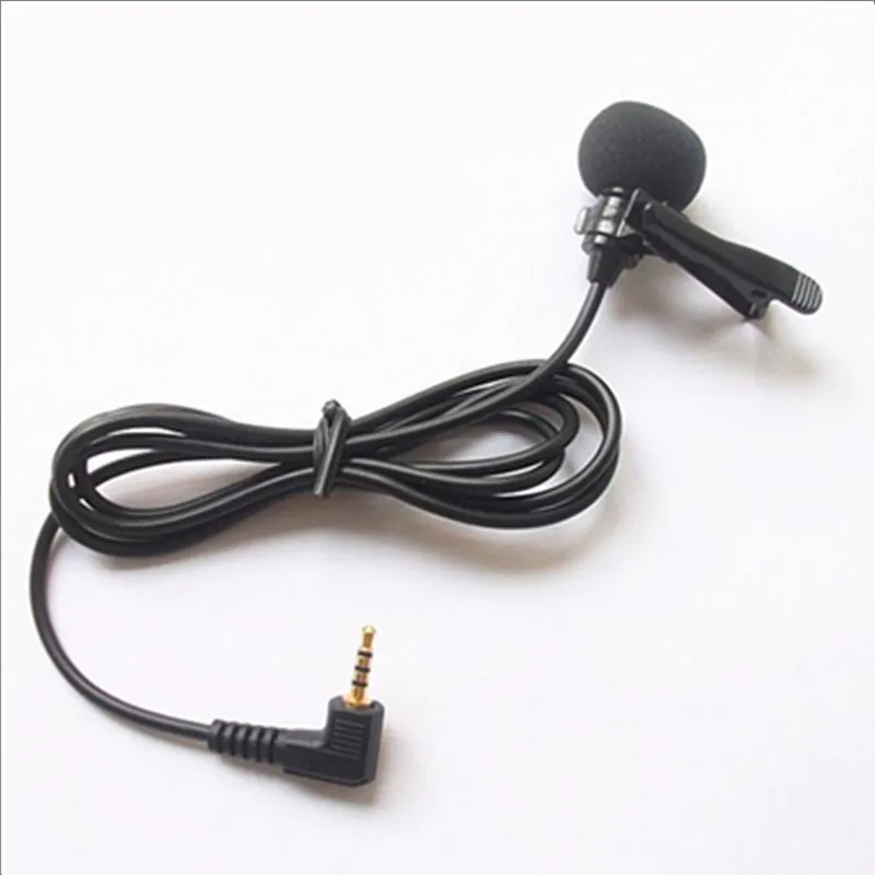 

Linhuipad 2.5mm lapel collar microphone Lavalier Tie Clip On Mic For Wireless Bodypack Transmitter System free shipping
