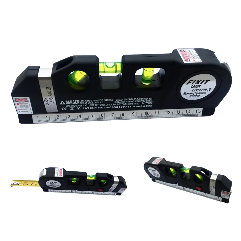 Practical laser level line lasers Horizon Vertical Measure Tape Ruler