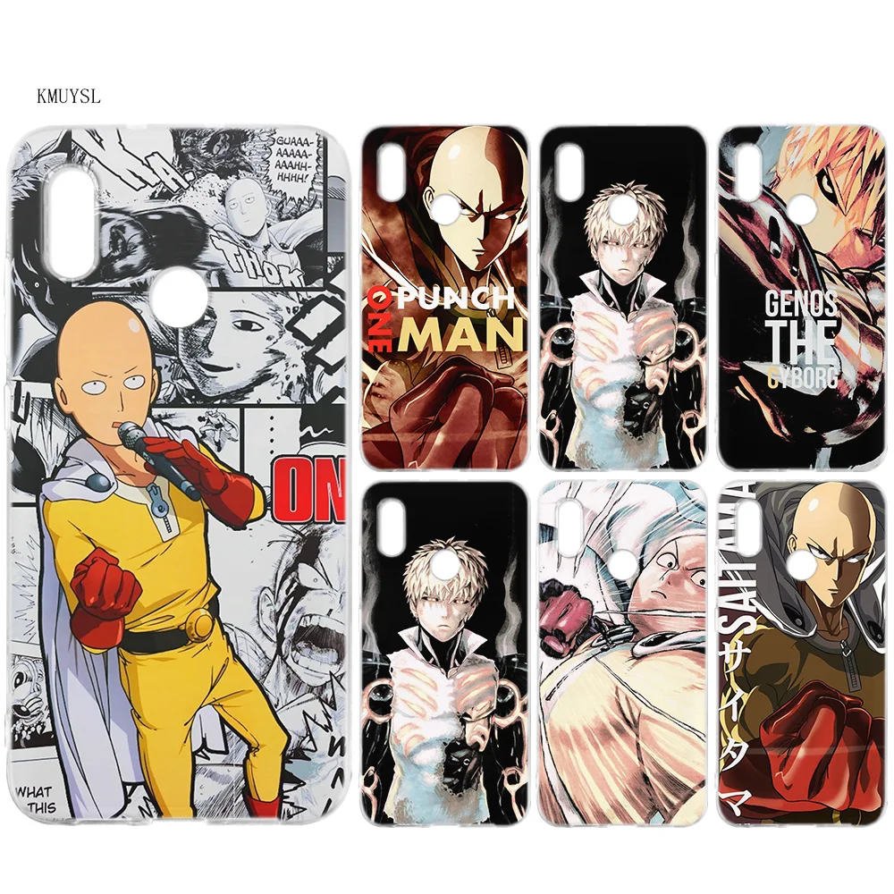 

KMUYSL ONE PUNCH MAN Anime Silicone Case Cover for Xiaomi Mi A2 Lite Redmi 6 6A Note 5 5A Pro Prime S2 Y2 6X A1 5X