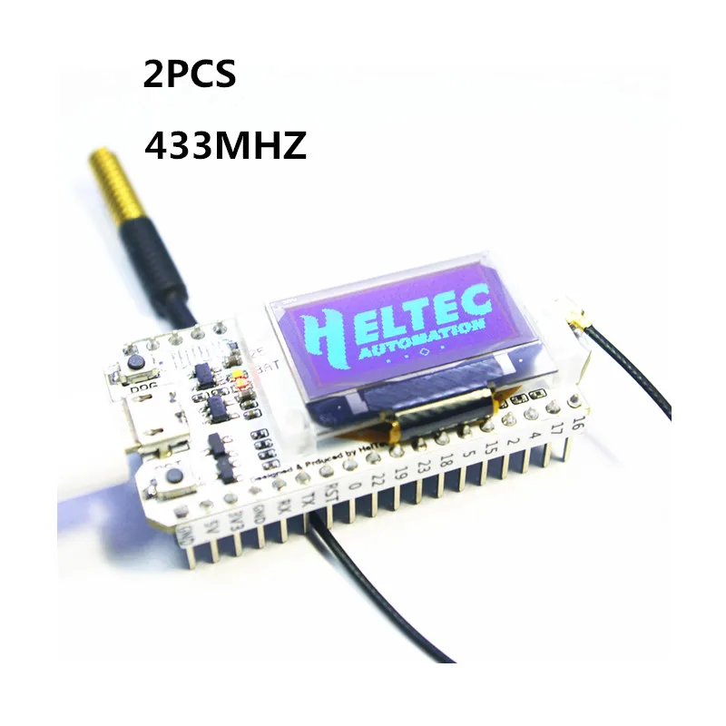 2PCS 433MHZ SX1278 ESP32 LoRa 0.96 Inch Blue OLED Display Bluetooth WIFI Lora Kit 32 Development Board for Arduino цена 2PCS 433MHZ SX1278 ESP32 LoRa 0.96 Inch Blue OLED Display Bluetooth WIFI Lora Kit 32 Development Board for Arduino цены онлайн