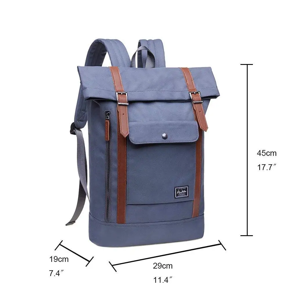 KAUKKO рюкзаки для отдыха для ноутбука 15 дюймов, рюкзак для мужчин и женщин, рюкзак для путешествий