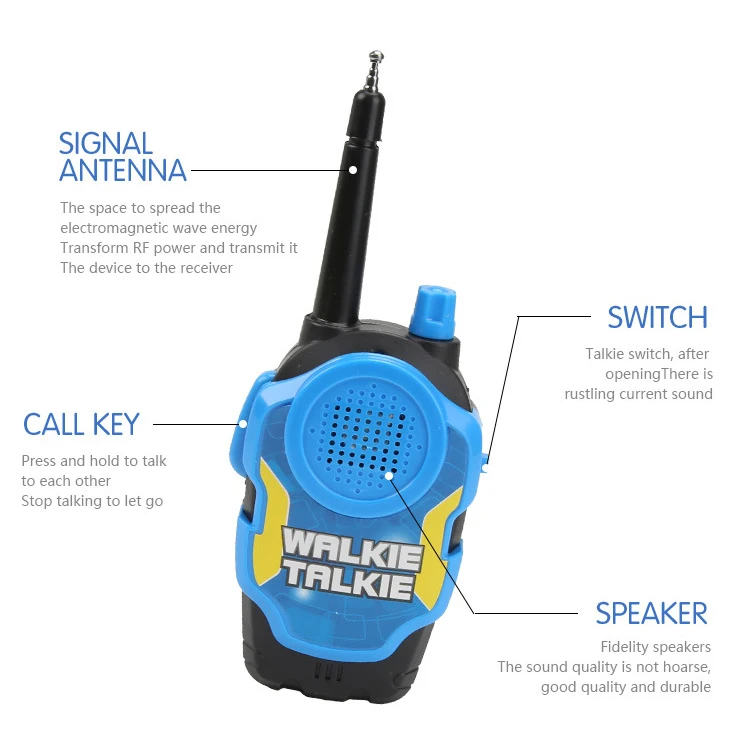 Электронные игрушки Walkie Talkie Интерком игрушки модель рация расстояние Звонки 1-60 м интерактивные ролевые игры Вечерние игры игрушки