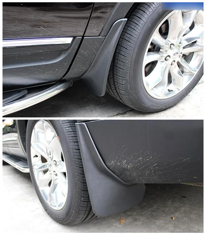 

For Ford Explorer 2011 - 2016 Car Molded Splash Guards Mud Flaps Cover Trim 4pcs/set