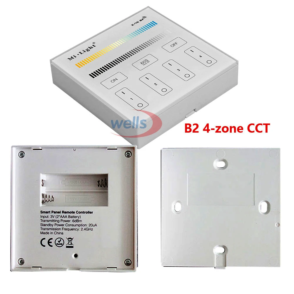 2,4 г Ми свет B1 B2 B3 B4 4-зоны Smart Touch Панель светодиодный Беспроводной диммер контроллер для RGB /RGBW/CCT Яркость светодиодный полосы светодиодный лампы