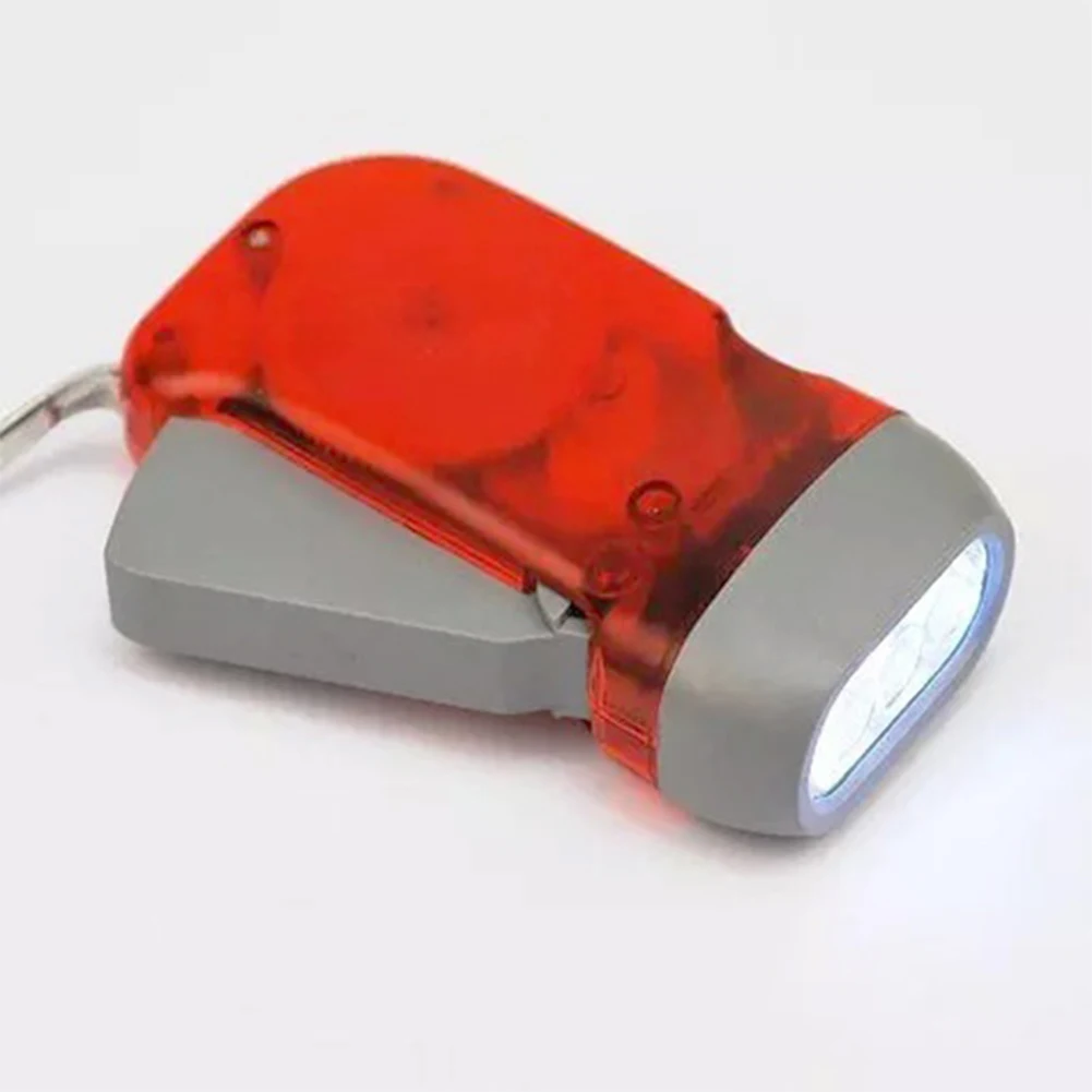 Self generating outdoor hand pressure 3LED Dynamo Flashlight Environmental Protection