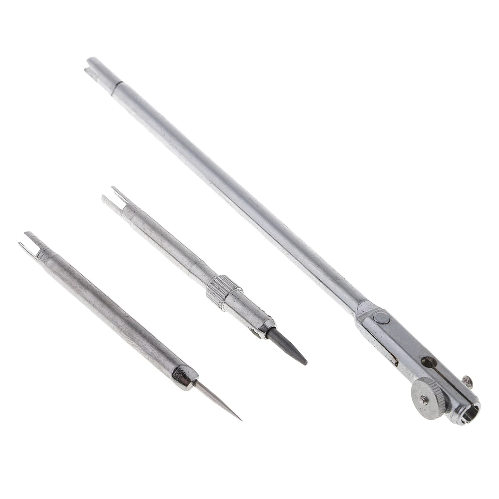 4Pcs/Set Stainless Steel Drawing Compass Math Geometry Tools for Circles School Supplies for Student Stationery