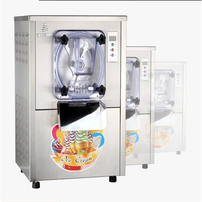220V Commercial Hard Ice Cream Machine 15 20L/H Stainless Steel Ice