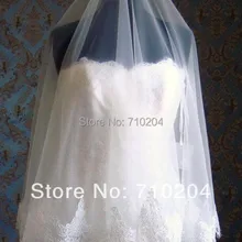 OEM завод красивые ресницы кружева Короткие свадебные dress-140cm Длинная фата невесты