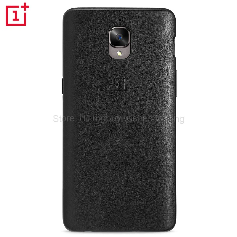 New Original Calf Genuine Leather Skin Back Case for One plus oneplus 3/three/3T/3 T Protective Luxury Calfskin Phone Cover