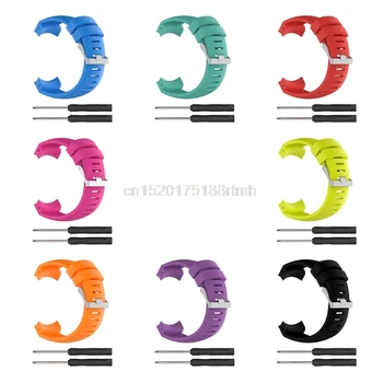 

Silicone Replacement Wrist Band Strap For SUUNTO Core ALU Black Sports GPS Watch #T50P# Drop shipping
