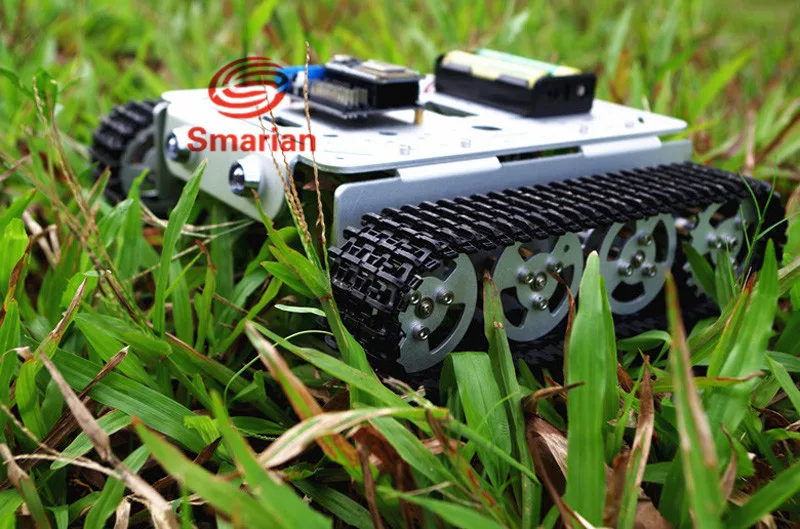 

T200 Tank Car Chassis alloy tracked robot chassis Tank toy car obstacle avoidance robot intelligent remote