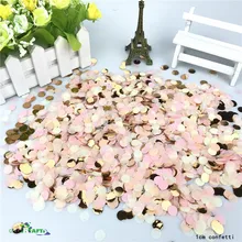 Mini ballons de douche pour bébé, 1 cm, 10 sachet, couleurs mélangées, or Rose métallique, Mini confettis ronds, points de remplissage, ballons de douche pour bébé, décorations de fiançailles de mariage