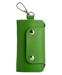 XB Лидер продаж глобальных Для мужчин женские застежка из искусственной кожи ключей, кошелек на брелоке для двери автомобиля Elantra Accent Tucson держатель для ключей на сумку ключница чехол Сумки из натуральной кожи - Цвет: green