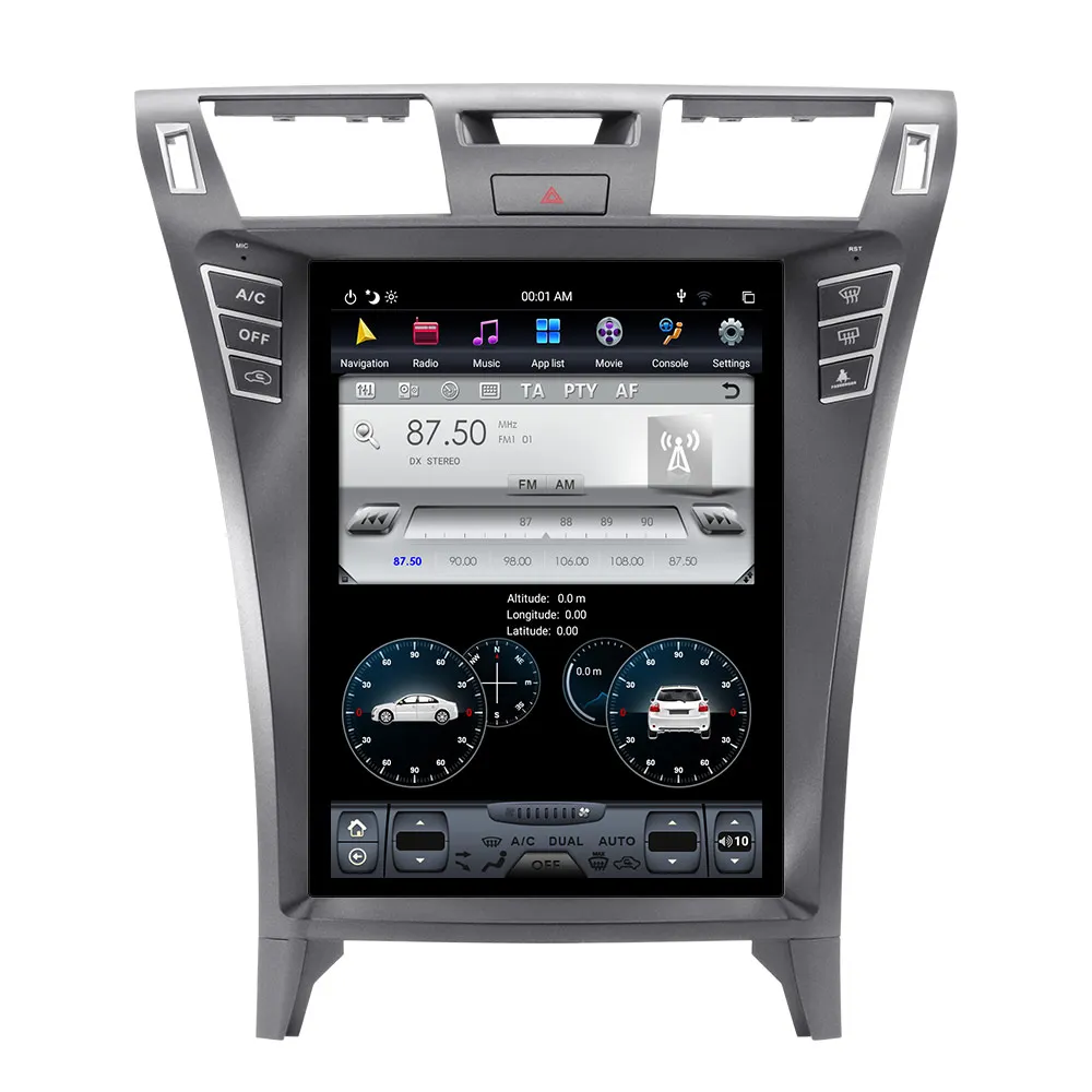 Aotsr 12 1 &quotTesla вертикальный экран Android 8 Автомобильный мультимедийный радио без dvd
