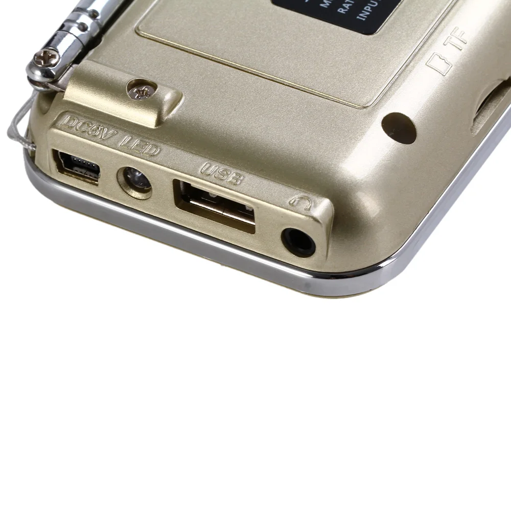 Новинка 2017 года Портативный мини стерео ЖК дисплей цифровой fm Радио Динамик usb tf