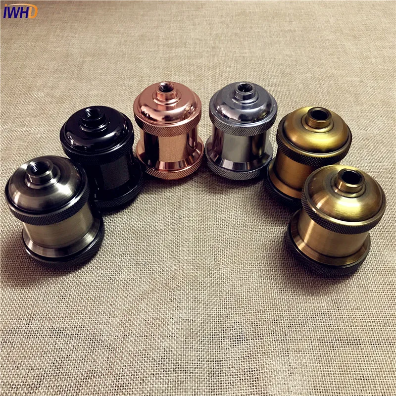 

IWHD Diy Portalampada Vintage E27 Socket Bulb Holder Industrial Lampholder Soquete Edison E27 Lamp Holder