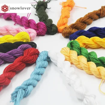 

Snowlover,Needlework crafts 10pcs/lot 1.2m Multicolors option DMC3740-3787 Cross Stitch Cotton Sewing Skeins Embroidery thread