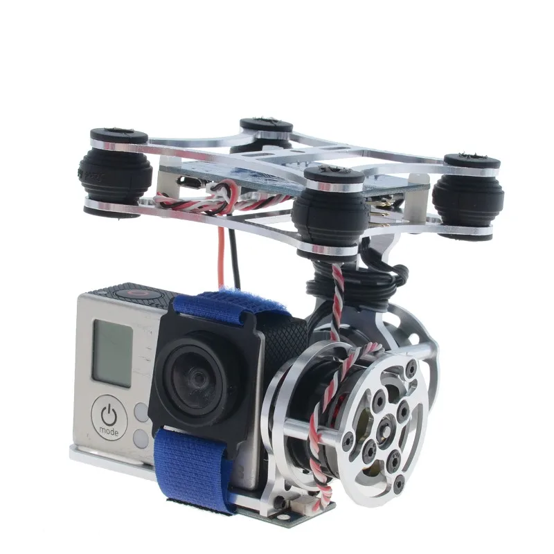 2-осевой бесщеточный карданный стабилизатор с разъемом BGC3.0 игровой для GoPro SJ Hawkeye