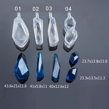 

1PCS Geometric Liquid Silicone Mold Mould Resin Pendant Jewelry Making Mold DIY Craft Tool