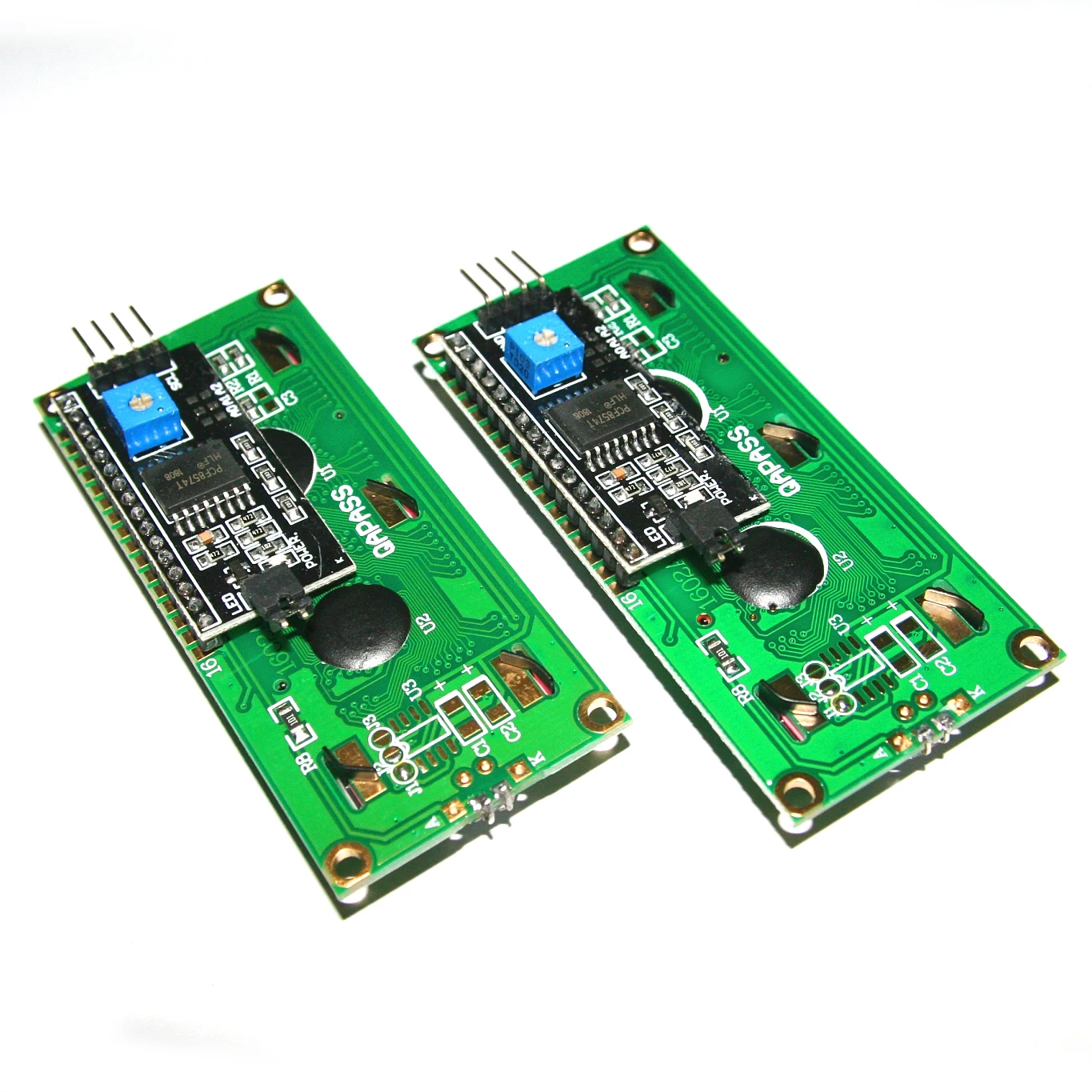 

LCD1602+I2C LCD 1602 module green screen PCF8574 IIC/I2C LCD1602 Adapter plate