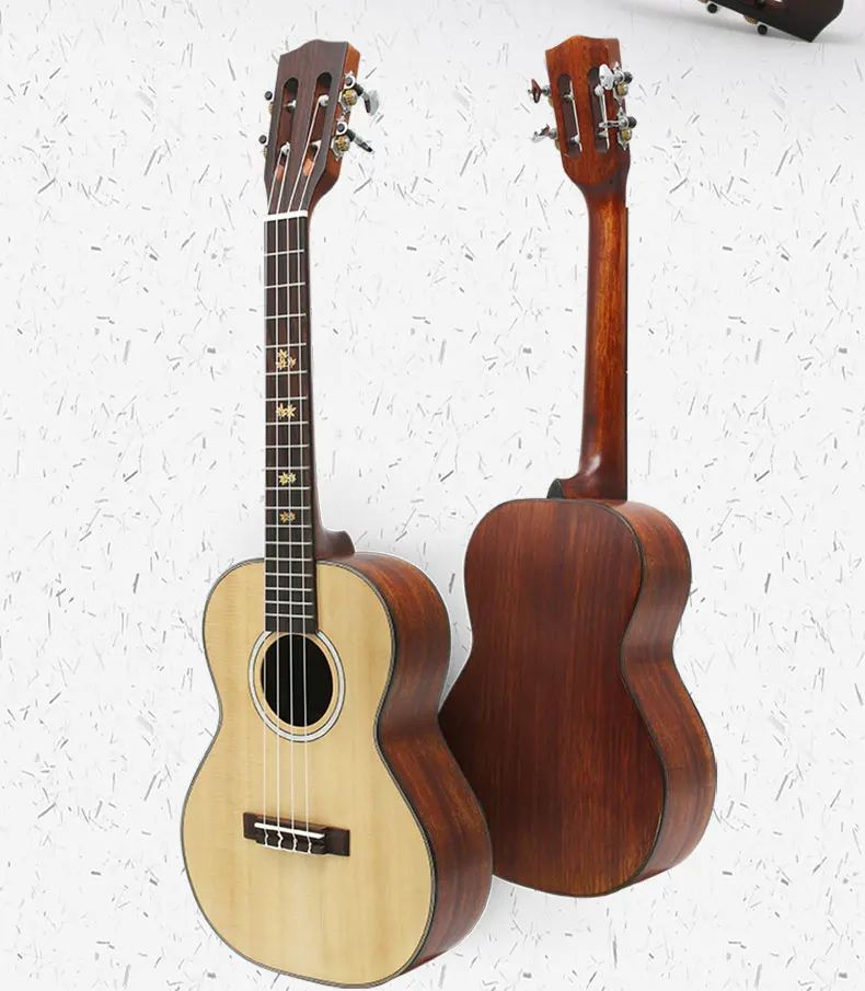 

Free shipping professional TENSOR size 26 inches solid wood ukulele with original Aquila strings Nylon