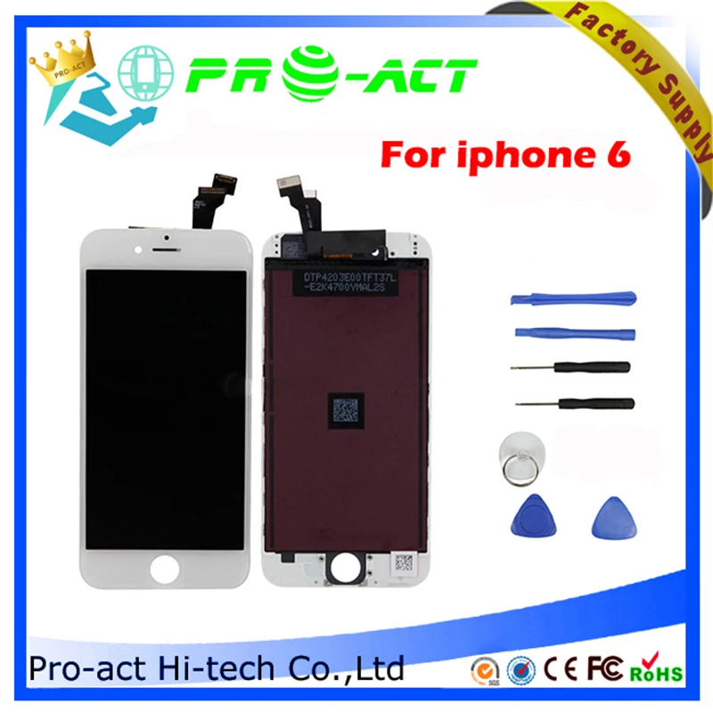 imágenes para 10 unids/lote OEM precio de fábrica de alta calidad lcd para iphone 6 pantalla lcd de pantalla táctil original con herramientas gratuitas imágenes para 10 unids/lote OEM precio de fábrica de alta calidad lcd para iphone 6 pantalla lcd de pantalla táctil original con herramientas gratuitas
