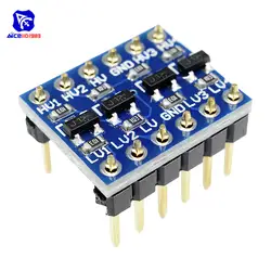 10 шт IIC I2C логический уровень конвертер Bi-Directional совета Модуль 5 V 3,3 V DC модуль для Arduino с контакты Высокая Низкая Напряжение