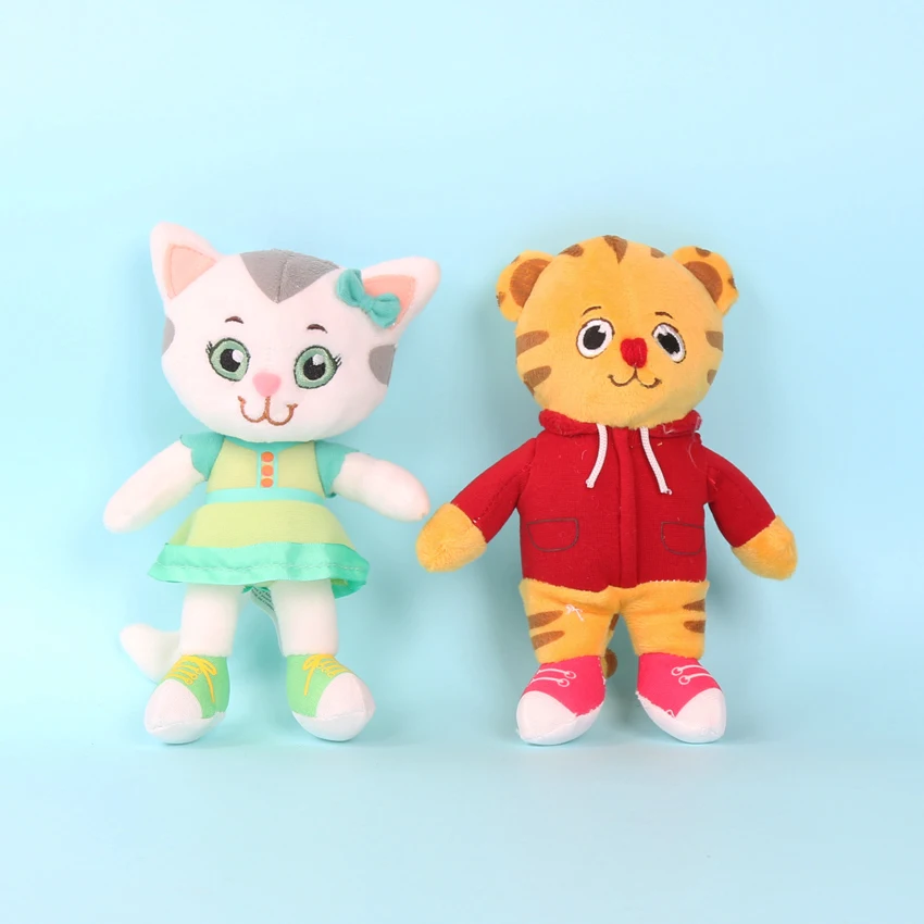 20 см мультфильмы окрестности Даниэля Тигра плюшевые Катерина Kittycat друг Daniel Tiger Китти плюшевые куклы игрушки для детей, подарок на день рождения